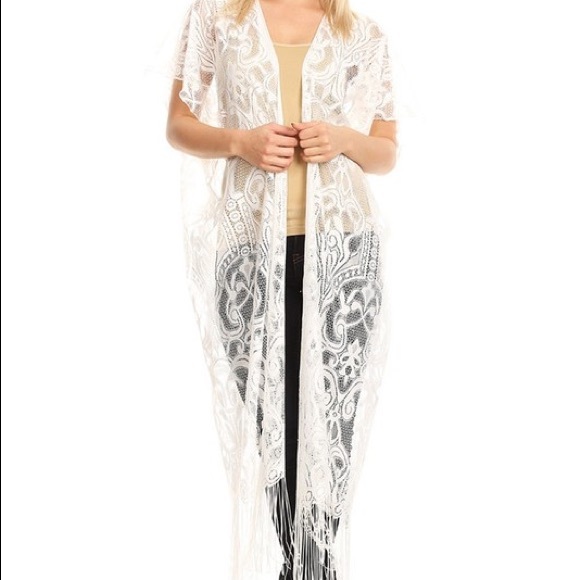 Other - White Kimono / Cardigan